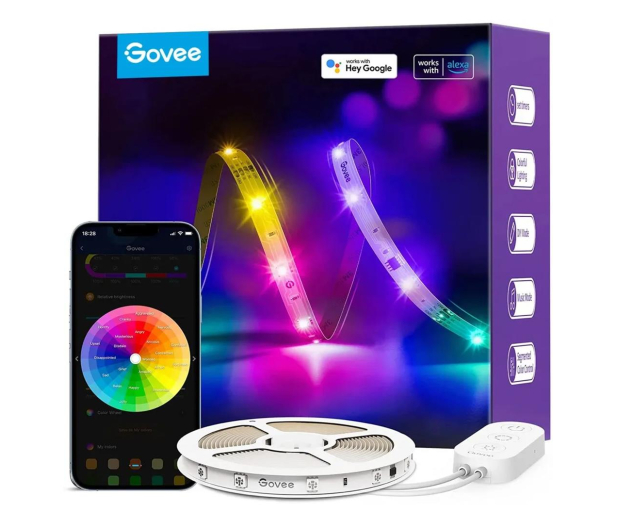 GOVEE Taśma LED H619A 10m WiFi Bluetooth RGBIC - 1060103 - zdjęcie
